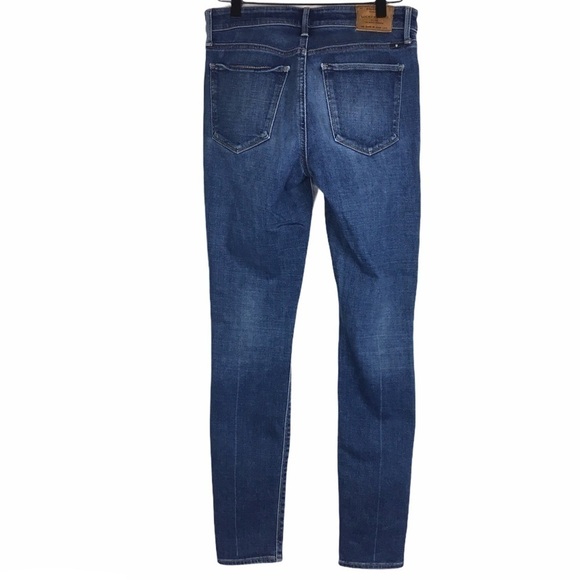 LUCKY BRAND Jeans Bridgette Skinny Ankle Candiani Denim Fabric Milan Size 2 / 26 - Picture 4 of 13